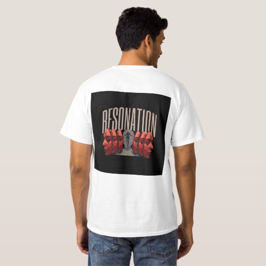 共鳴アート Tシャツ (裏面フル)