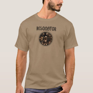 共鳴器のアコースティックギター Tシャツ