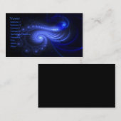 共鳴螺線形-フラクタルの芸術-名刺 名刺 (正面/裏面)