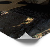 兵が陣地を守る ポスター (角)