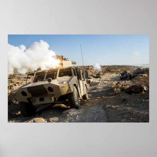 兵が陣地を守る ポスター (正面)