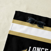 兵パーソナライズされた士宣誓 ビーチタオル (インサイチュ)