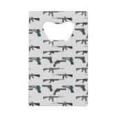 兵器コラージュ クレジットカード栓抜き (正面)