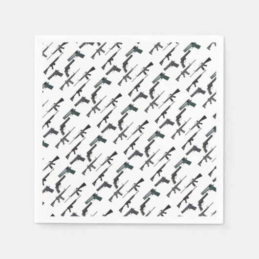 兵器コラージュ スタンダードカクテルナプキン (正面)
