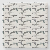 兵器コラージュ ストーンコースター (正面)