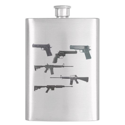 兵器コラージュ フラスク (正面)