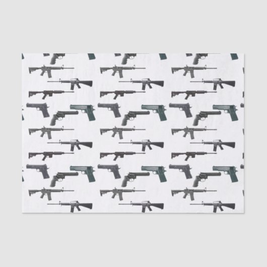 兵器コラージュ 薄葉紙 (正面)