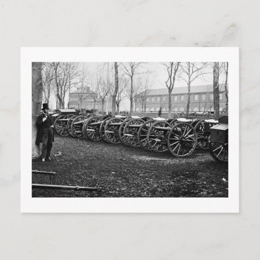 兵器庫でのウィアード銃：1862 ポストカード (正面)