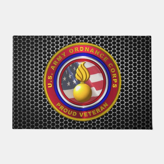 兵器科退役軍人 ドアマット (正面)