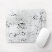 兵器類のデザイン、fol。 40v-a マウスパッド (マウス)