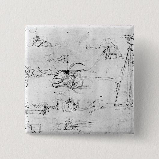 兵器類のデザイン、fol。 40v-a 缶バッジ (正面)