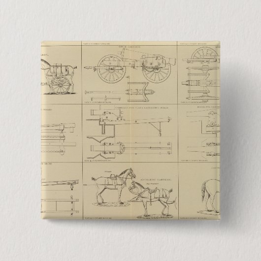 兵器、店舗等 缶バッジ (正面)