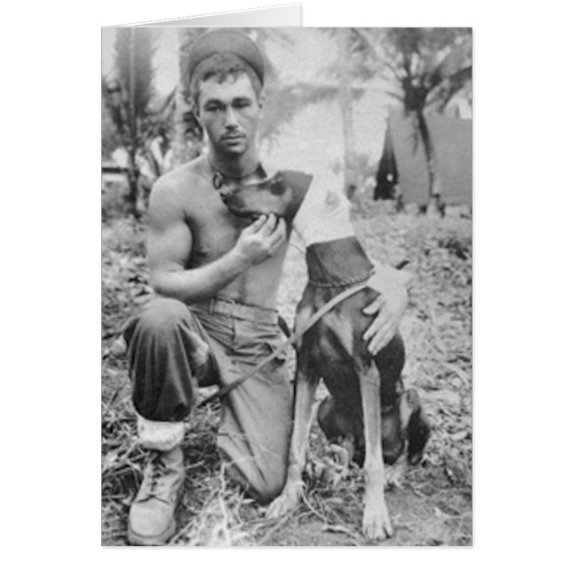 兵士および犬 (正面)