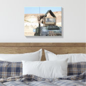 兵士がイラク軍兵士を指導する キャンバスプリント (インサイチュ (寝室))