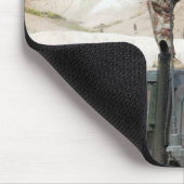 兵士がイラク軍兵士を指導する マウスパッド (コーナー)