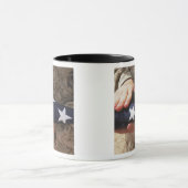 兵士が州旗を掲げ統一されたる マグカップ (中央)