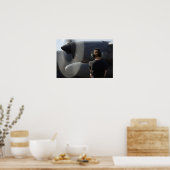 兵士が演奏を監視する ポスター (キッチン)