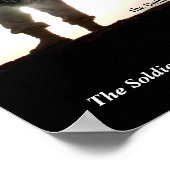 兵士たちは軍隊戦士エトスを編んだ ポスター (角)