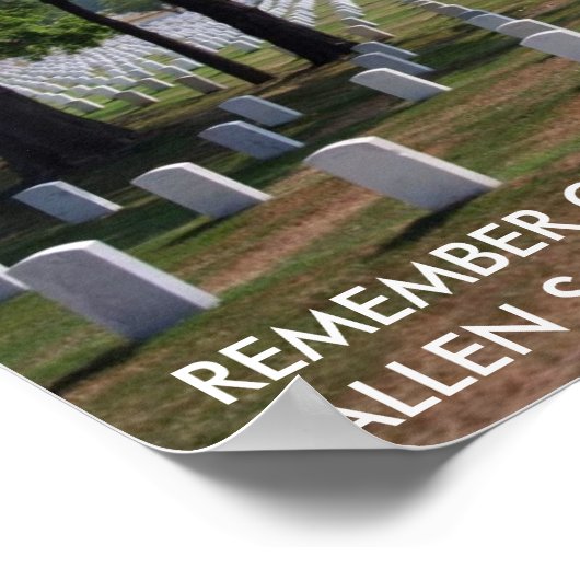 兵士たちを覚え落ちたて ポスター (角)