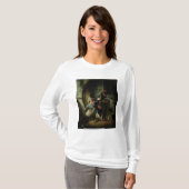 兵士として服を着ている2人の男の子 Tシャツ (正面フル)