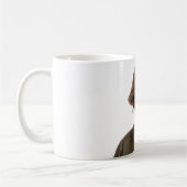 兵士として服を着る若い男の子 コーヒーマグカップ (左)