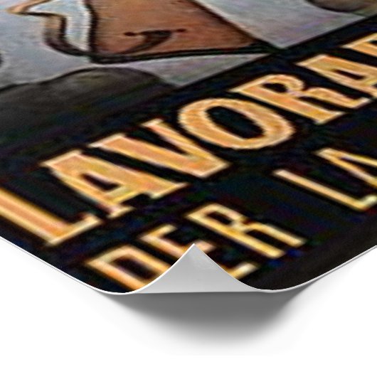 兵士と労働者 ポスター (角)