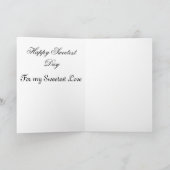 兵士と恋人 カード (内部)