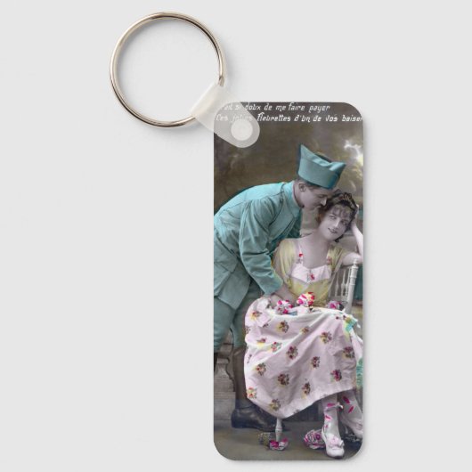 兵士と恋人 キーホルダー (正面)