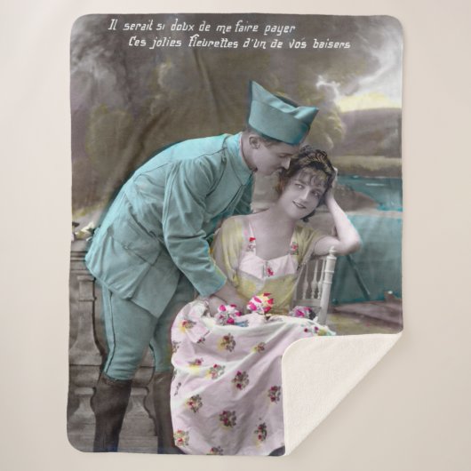 兵士と恋人 シェルパブランケット (正面)