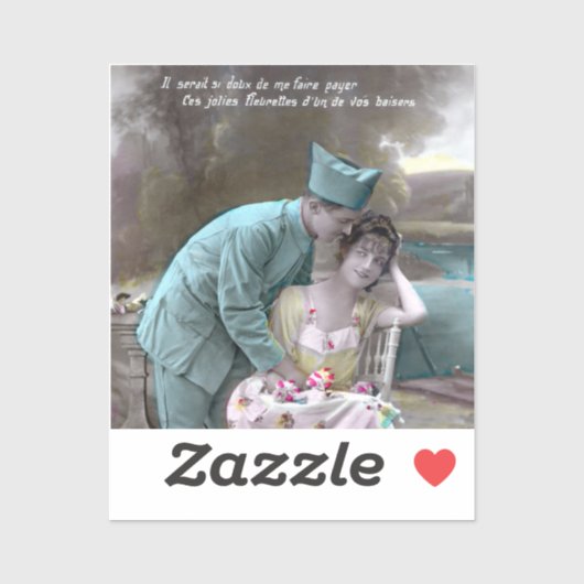 兵士と恋人 シール (シート)