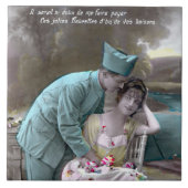 兵士と恋人 タイル (正面)