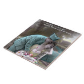 兵士と恋人 タイル (側面)