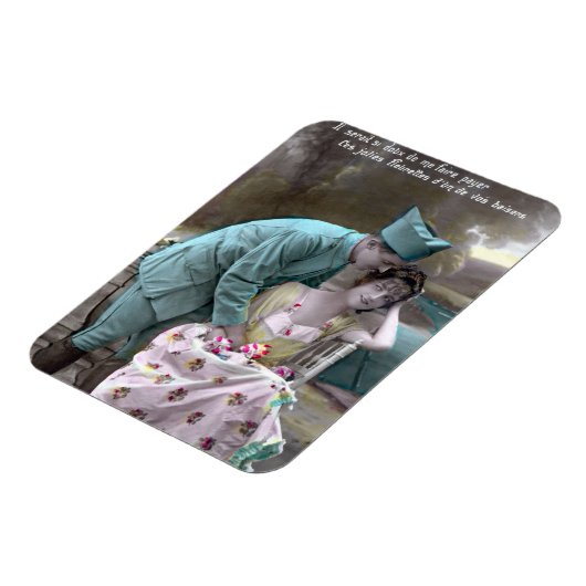 兵士と恋人 マグネット (左側)