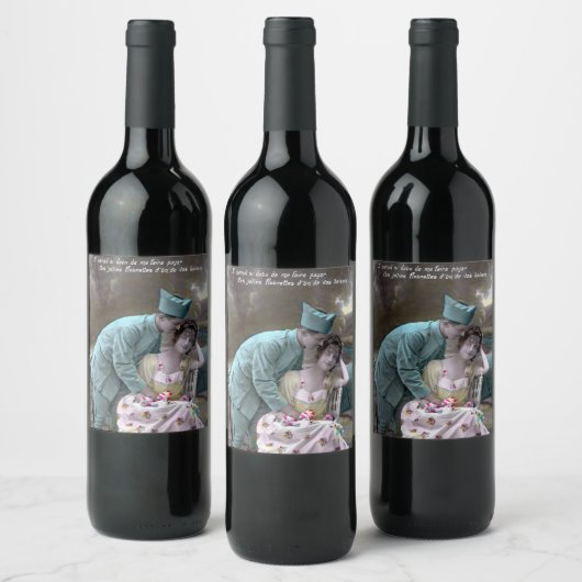 兵士と恋人 ワインラベル (ボトル)