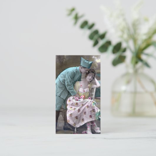 兵士と恋人 名刺 (スタンド正面)