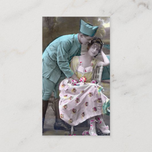 兵士と恋人 名刺 (正面)