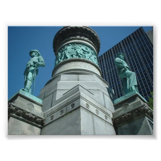 兵士と水兵記念碑バッファローNY フォトプリント            (正面)
