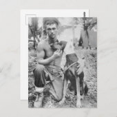 兵士と犬 ポストカード (正面/裏面)