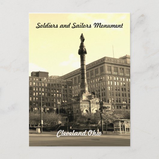 兵士と船乗りクリーブランドOHはがき ポストカード (正面)