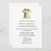 兵士と花嫁の結婚式招待状 招待状 (正面/裏面)