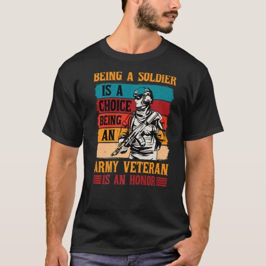 兵士になることは選択の一つだ Tシャツ (正面)