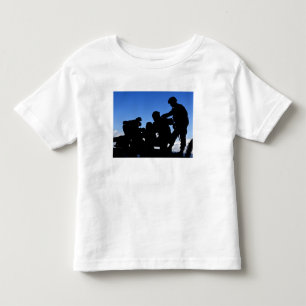 兵士のシルエット トドラーTシャツ