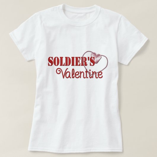 兵士のバレンタイン Tシャツ (デザイン正面)