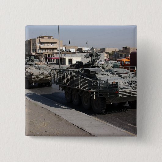 兵士のパトロール 缶バッジ (正面)