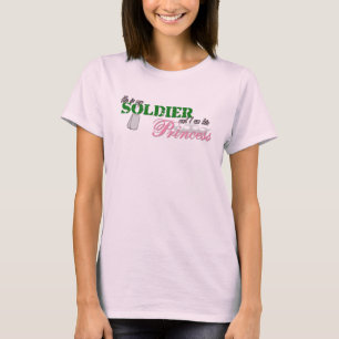 兵士のプリンセスのオーガニックなティー Tシャツ