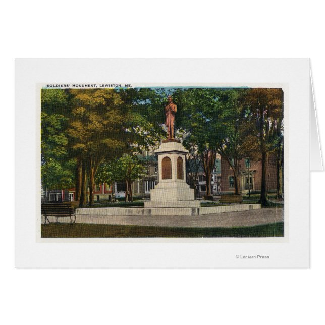 兵士のモニュメントの表示 (正面横)