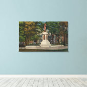 兵士のモニュメントの表示 キャンバスプリント (インサイチュ (ウッドフロア))