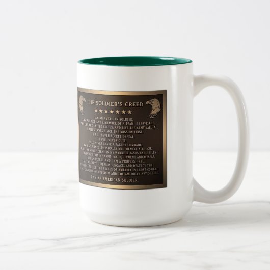 兵士の信条 ツートーンマグカップ (右)