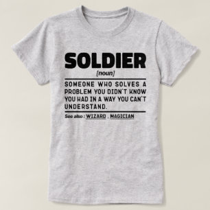 兵士の名詞定義退職した退役軍人パパクール Tシャツ