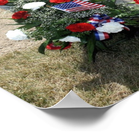 兵士の墓 ポスター (角)